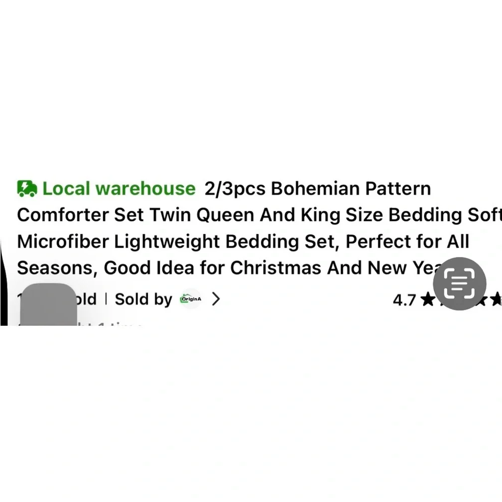 Vibrant Multicolor Quilt Set Bohemian. NWOT - Picture 4 of 5